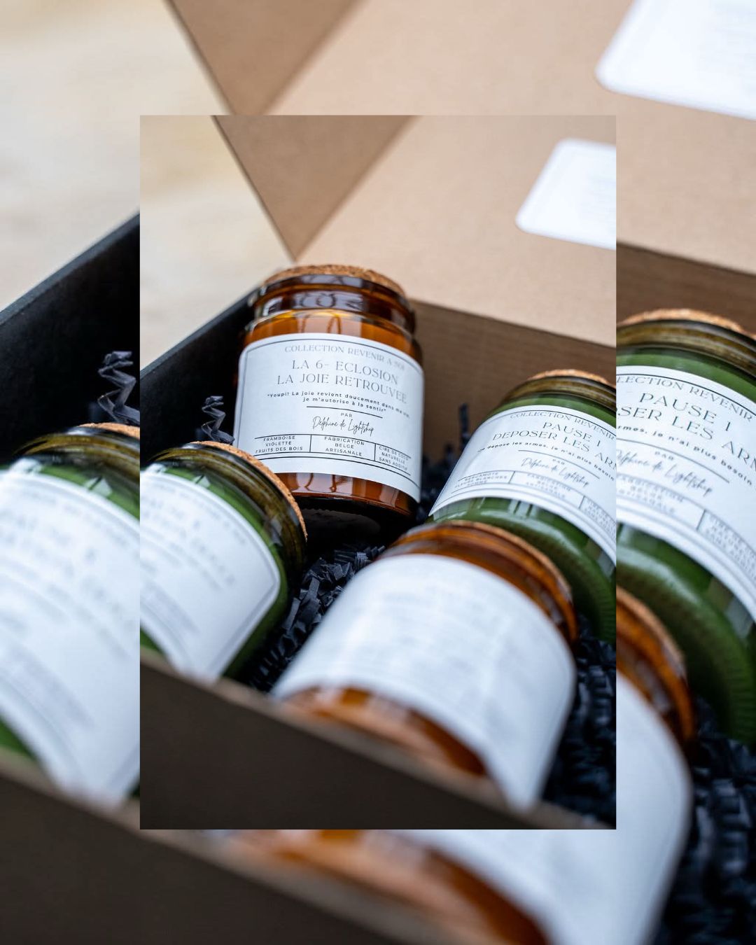 bougies coffret